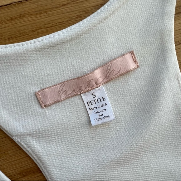 Anthropologie Hutch Capay colorblock high low dress in XS - white pink and blue - Picture 8 of 8